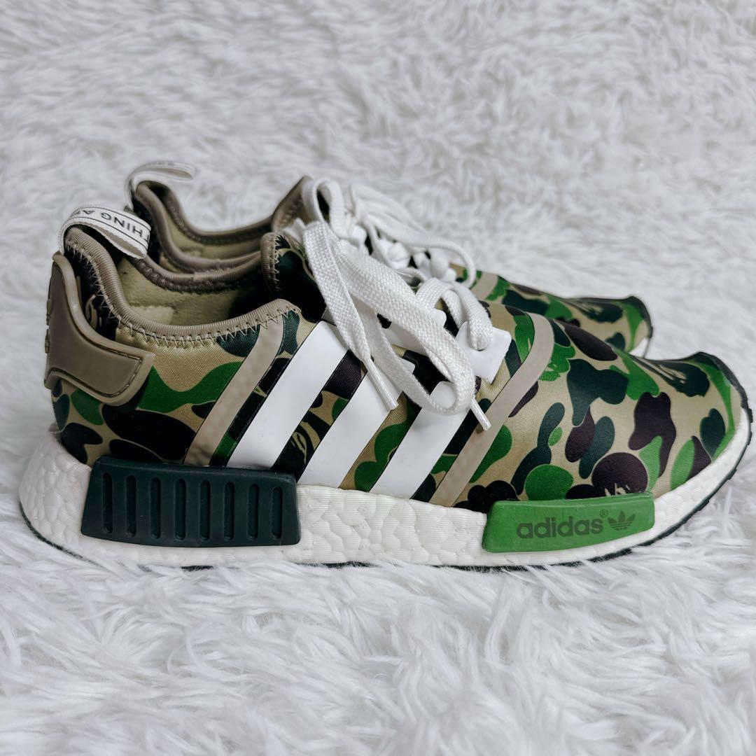 A Bathing Ape × adidas NMD R1 Olive Camo