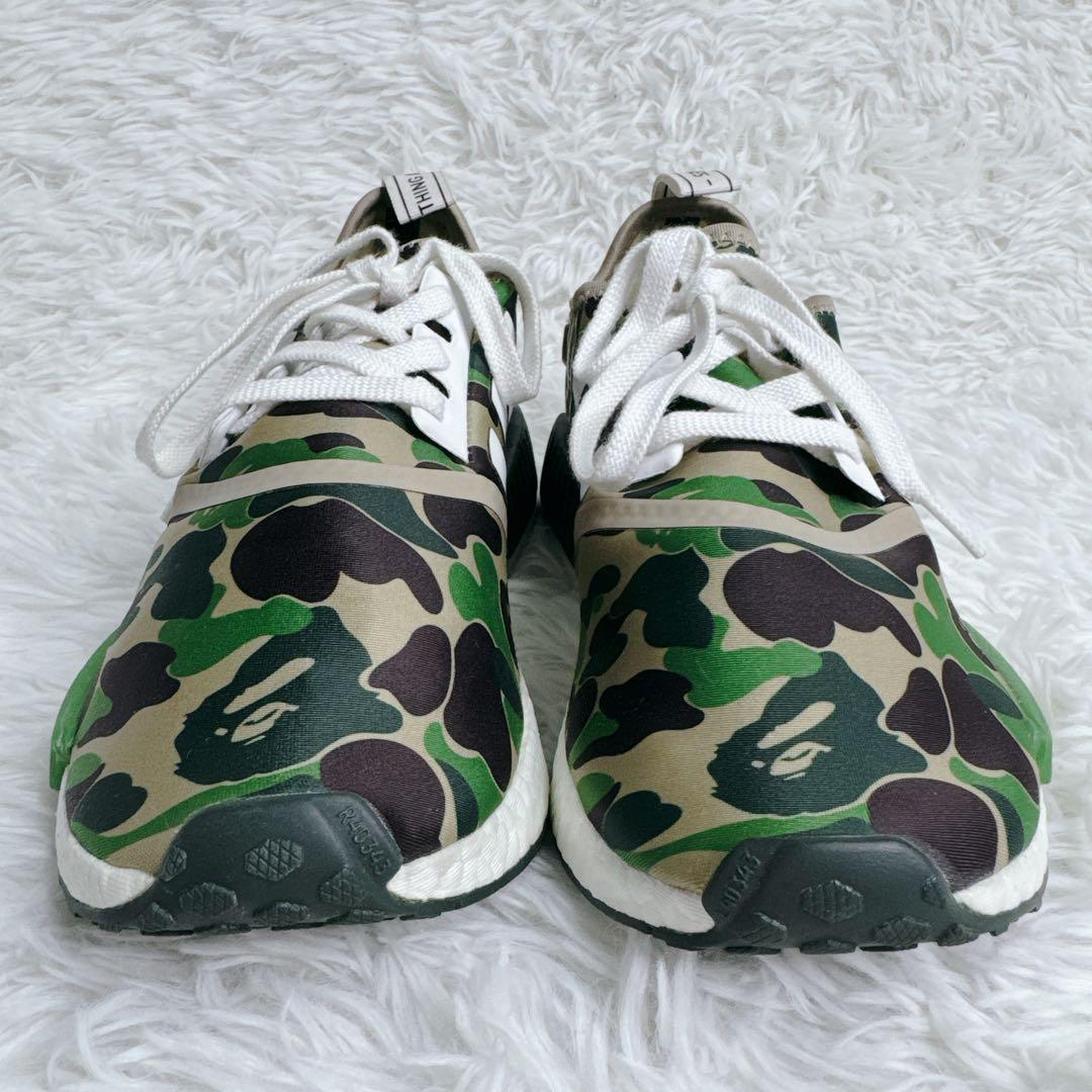 A Bathing Ape × adidas NMD R1 Olive Camo