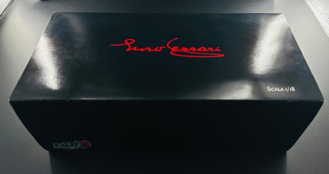 ミニカー Enzo Ferrari Mat Black BBR 1/18