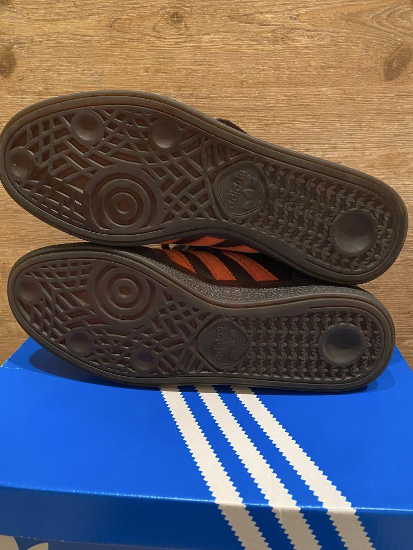 SHUKYU × E-WAX × adidas ブラウン/オレンジ スニーカー