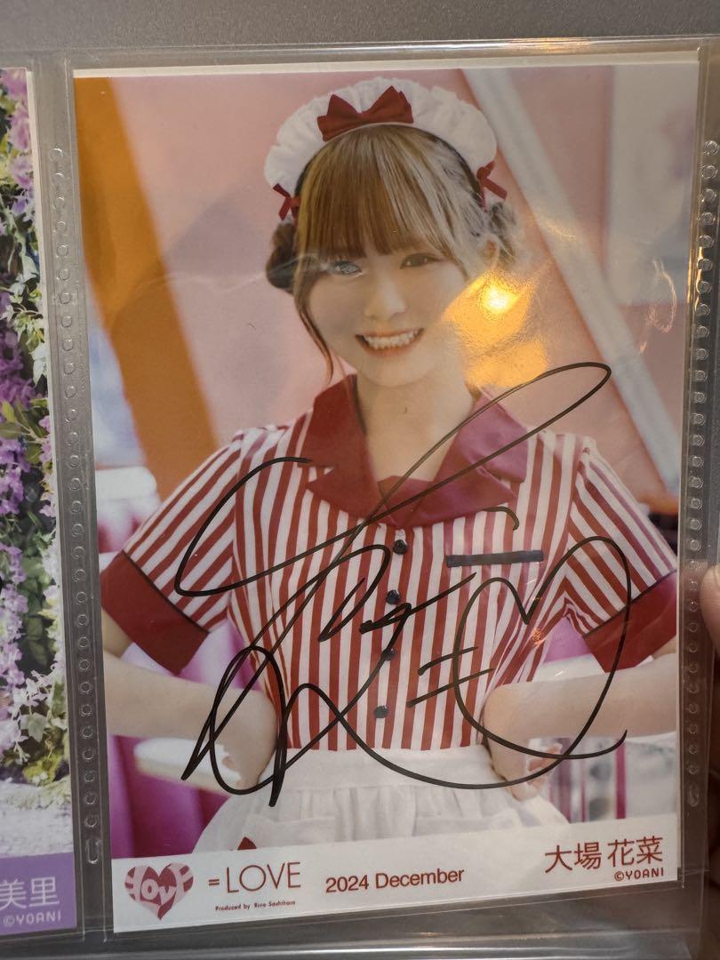 限定セールをすべて 大場花菜 イコラブ アザー 仲直りシュークリーム 生写真 直筆 アイドル