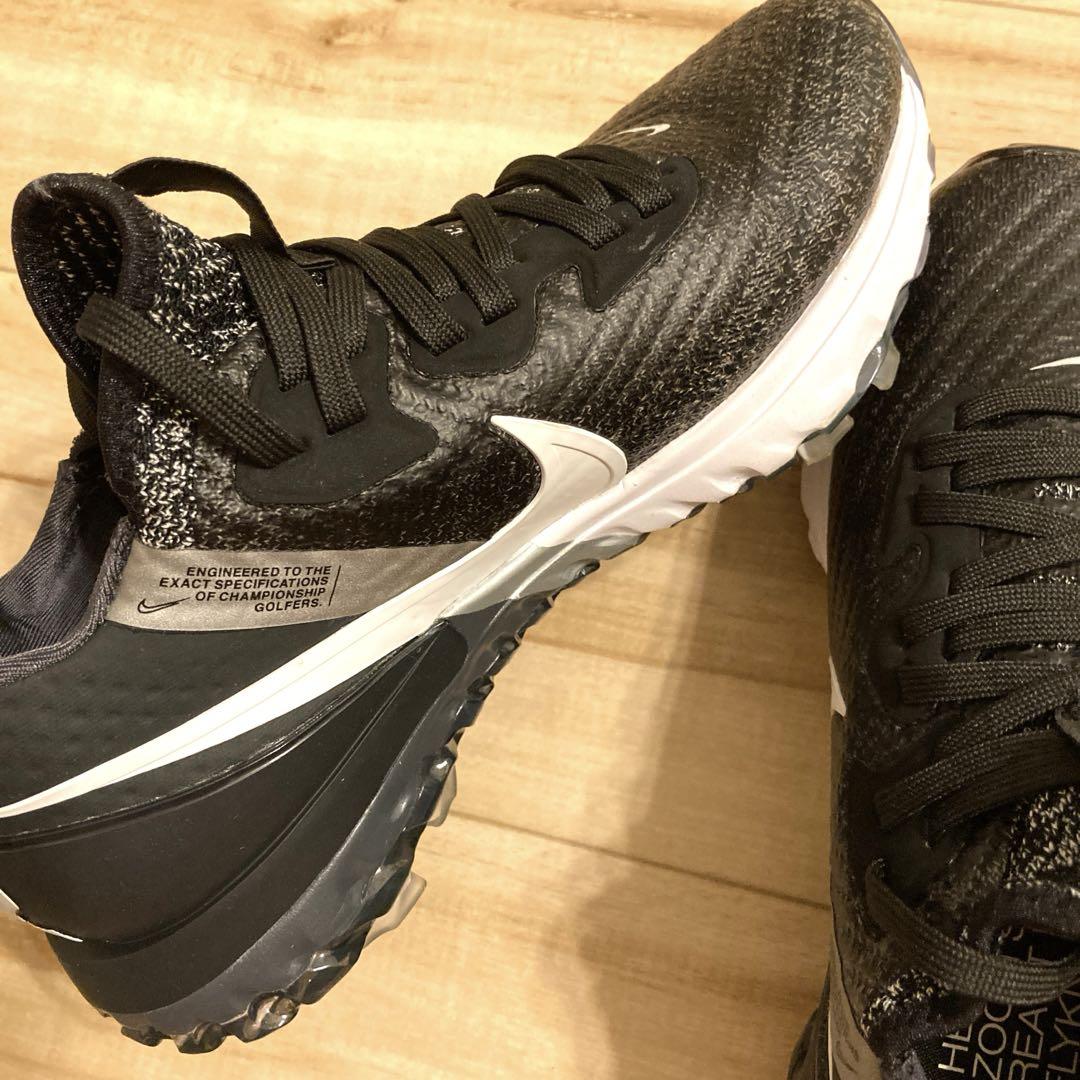 NIKE AIR フライニットゴルフシューズ　ブラック　レディース23センチ