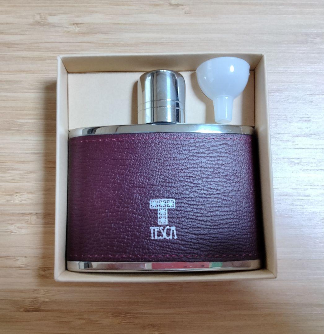新品未使用 テスカ スキットル レザリー ダブルキャップ T-202 4オンス