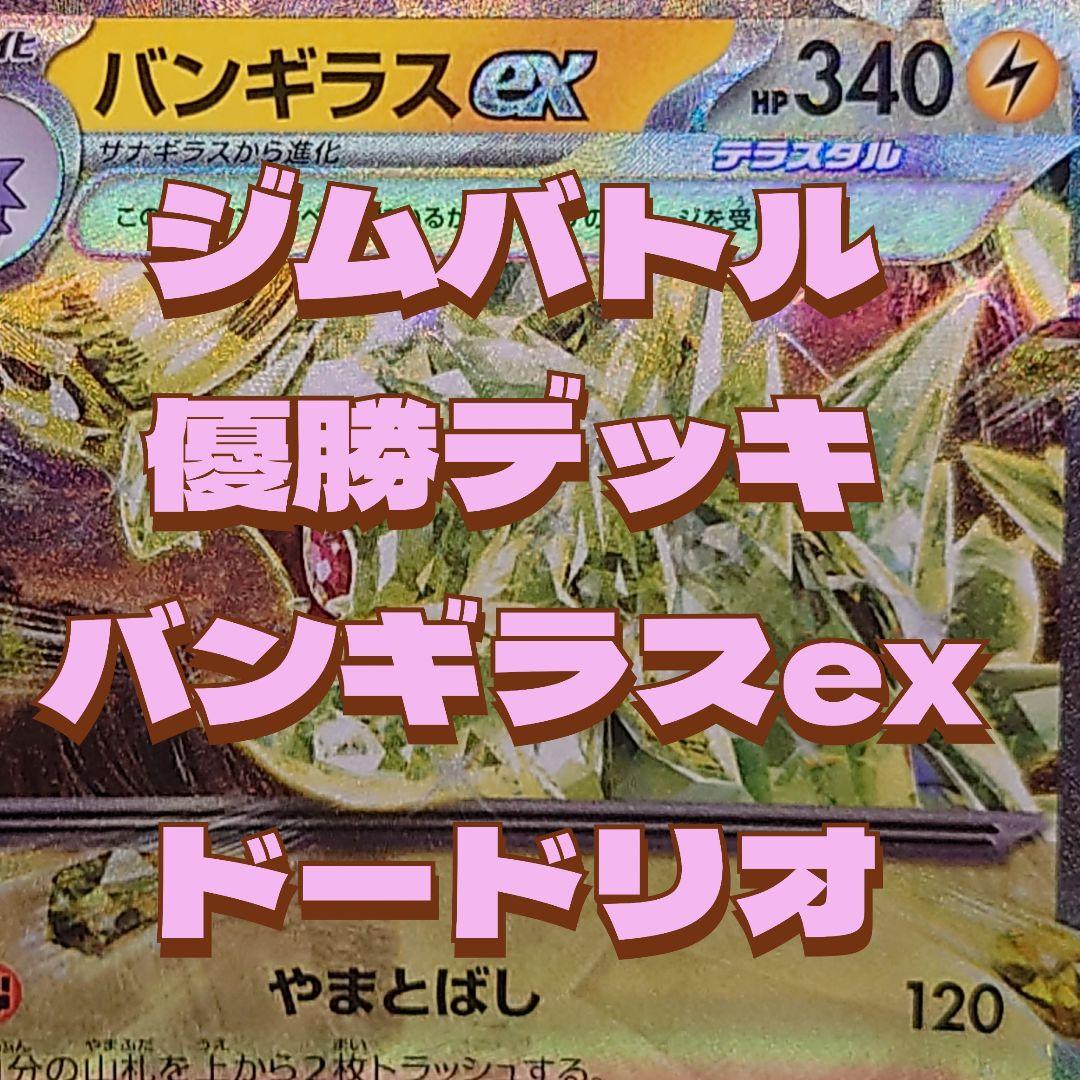 【ジムバトル優勝デッキ】黒炎の支配者　バンギラスex　ドードリオ デッキ