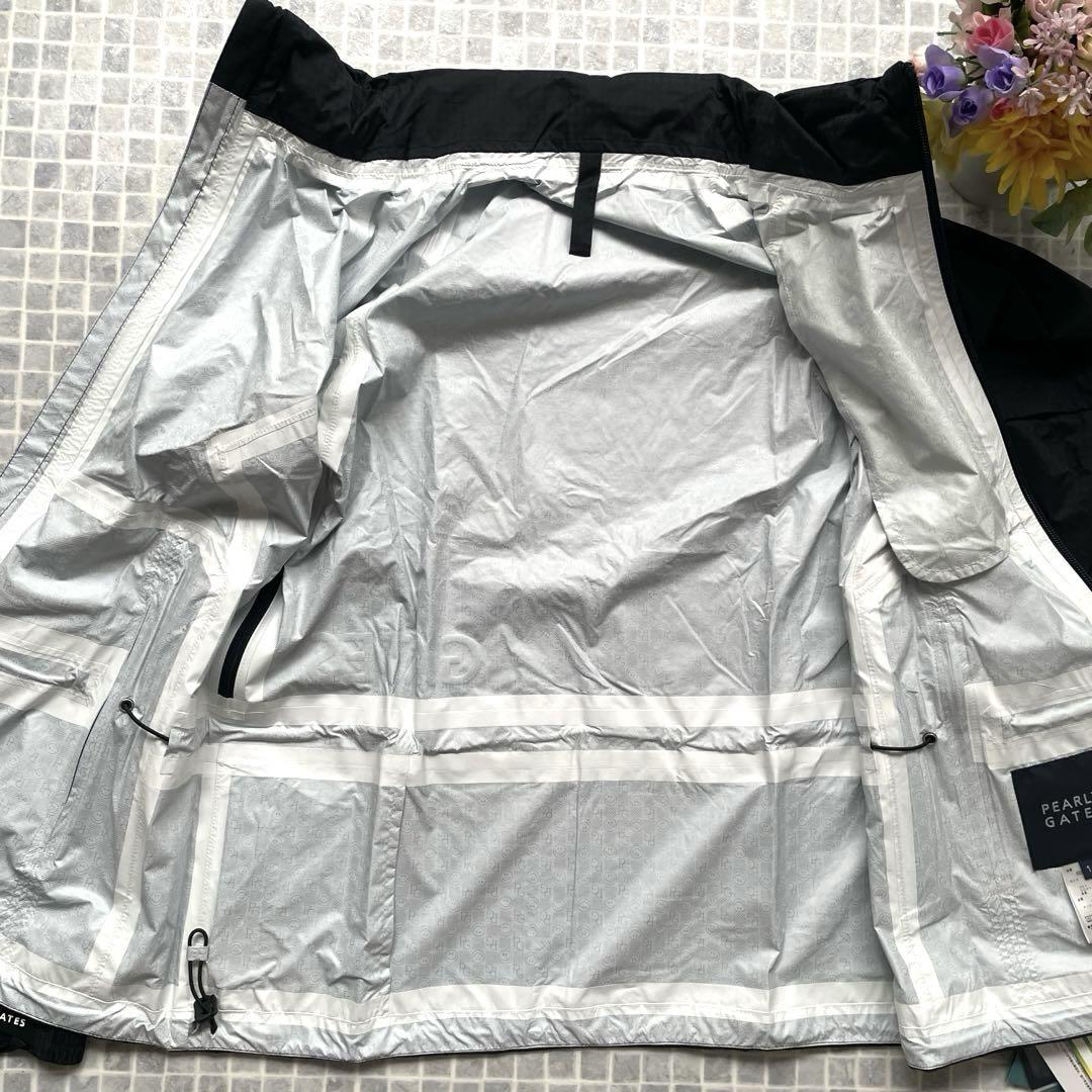PEARLY GATES パーリーゲイツ　レインウエアブルゾン　パッカブル　紺1
