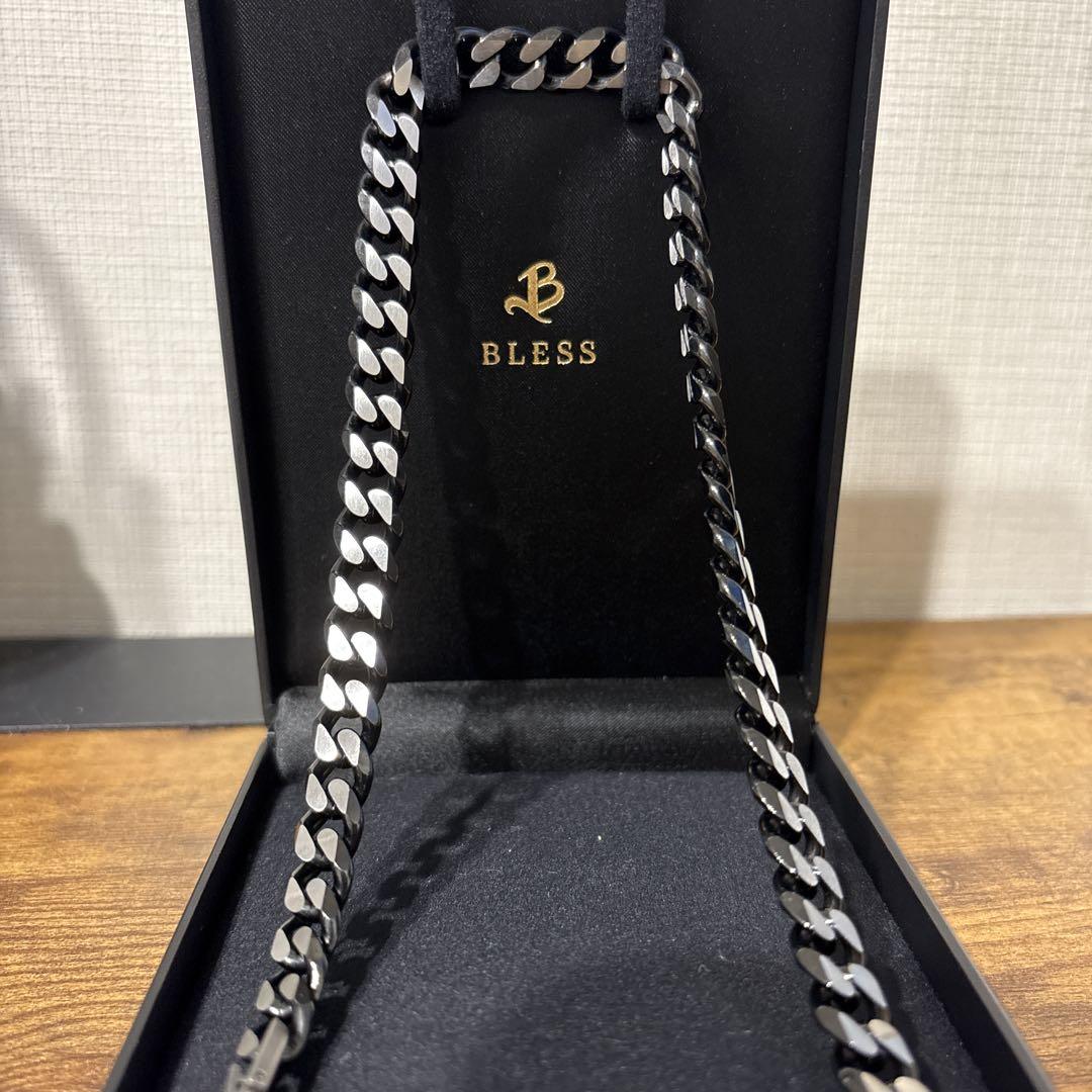 BLESS シルバー ブラック チェーンネックレス - メルカリ