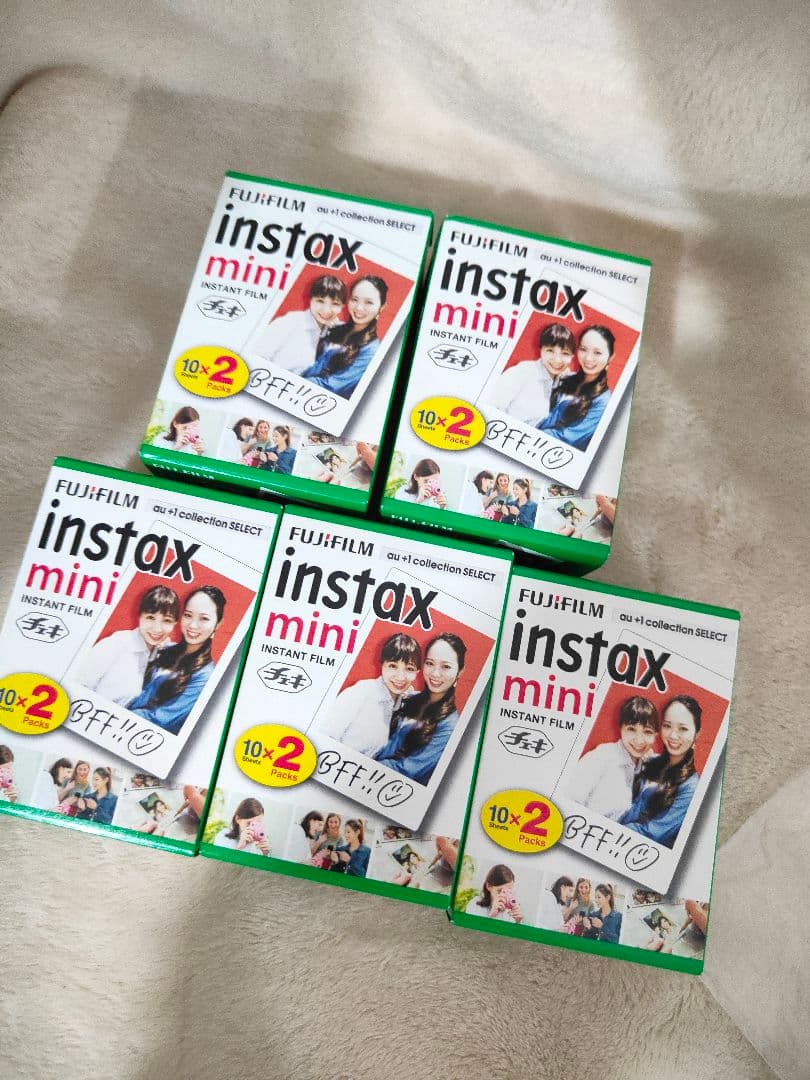 未開封チェキフィルム 期限切れ100枚(5×20枚) instax mini 用