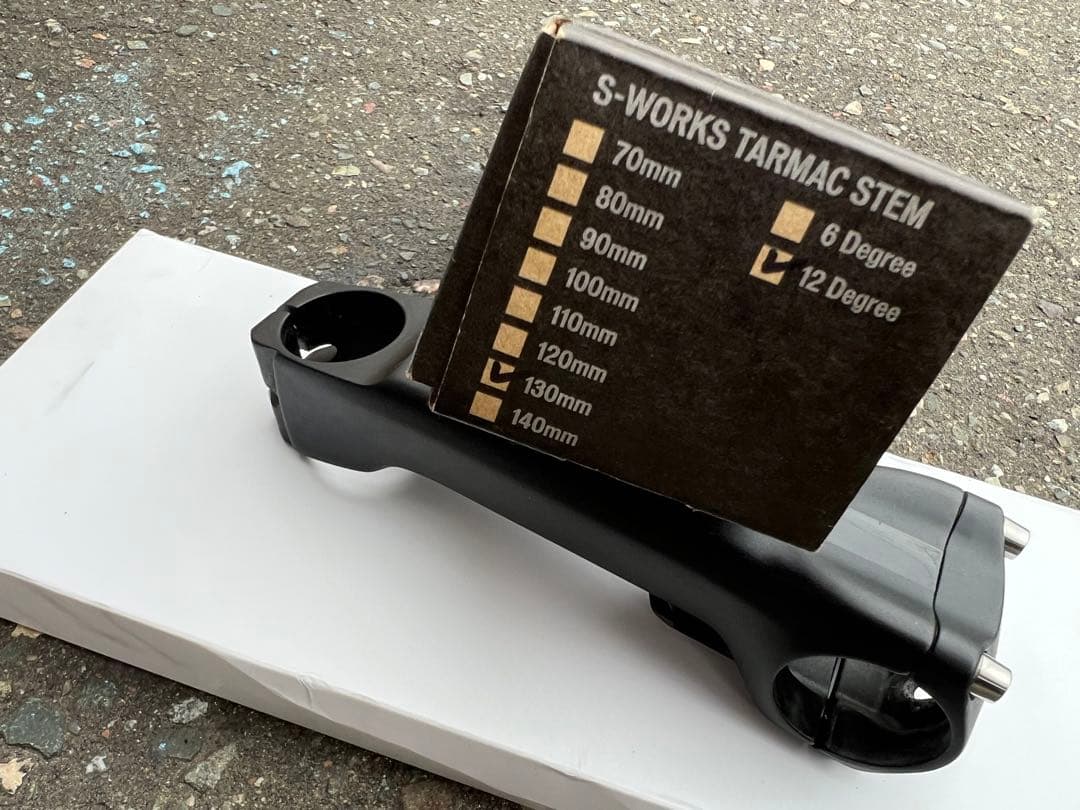 マウント付 S-Works Tarmac Stem 130㎜ 12° SL7 新しいエルメス 10720