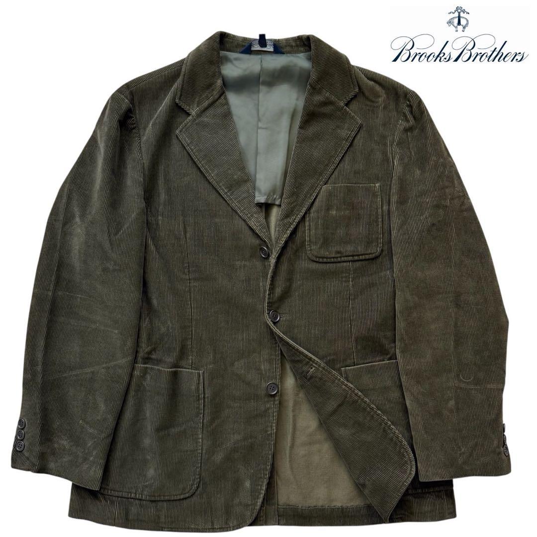 ブルックスブラザーズ 段返り3B コーデュロイジャケット パッチポケットM Brooks Brothers
