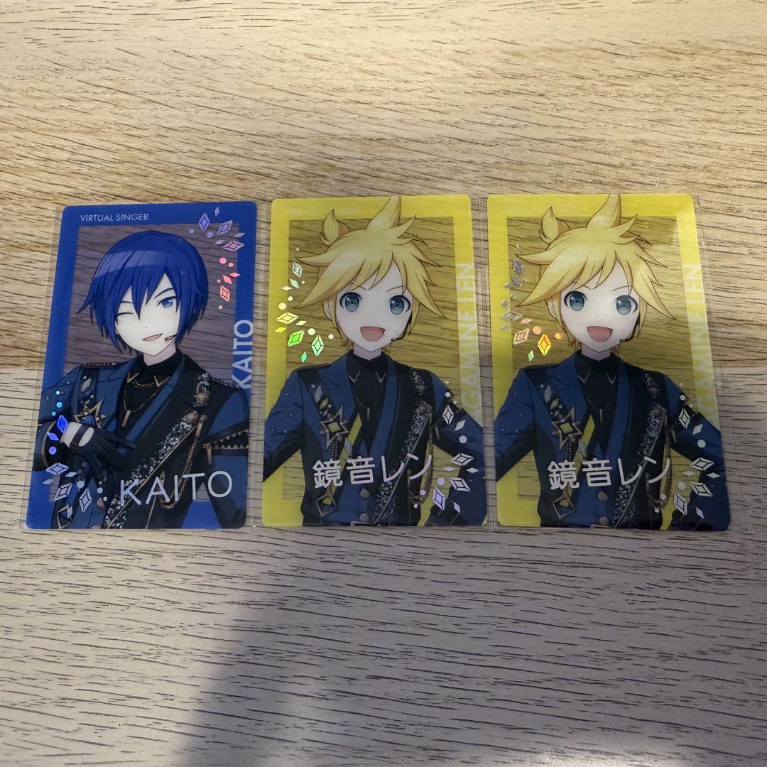 プロセカ ePick card エピカ あんスタコラボ 箔押し レン KAITO