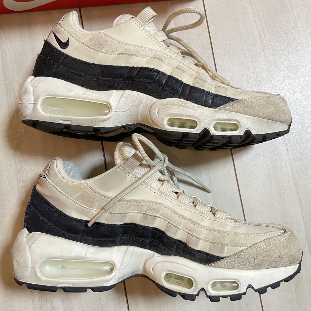 NIKE ナイキ　エアマックス95 ライトクリーム　7.5 24.5cm