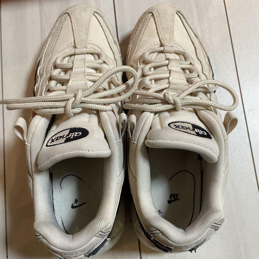 NIKE ナイキ　エアマックス95 ライトクリーム　7.5 24.5cm
