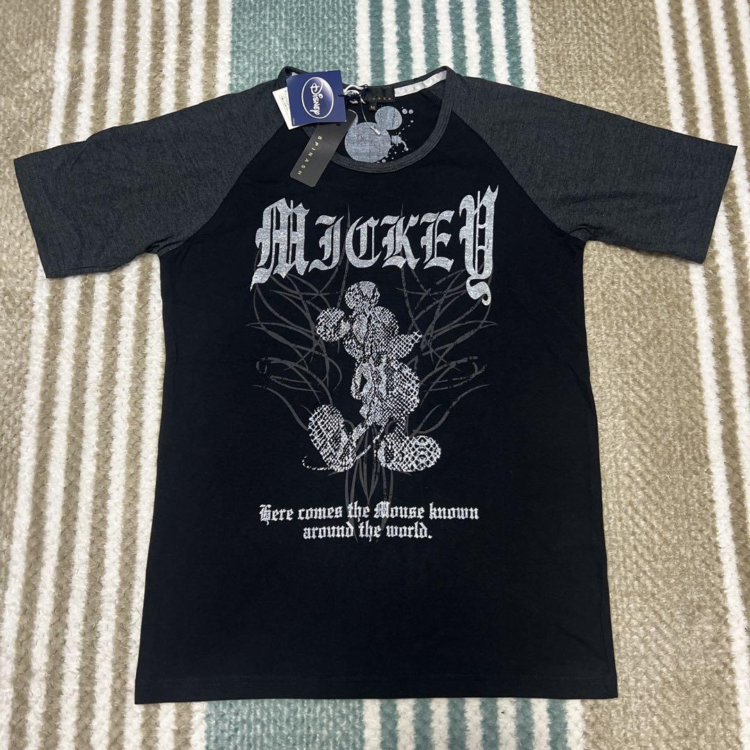 Disney［Mickey Mouse Raglan T-shirt］M 新品