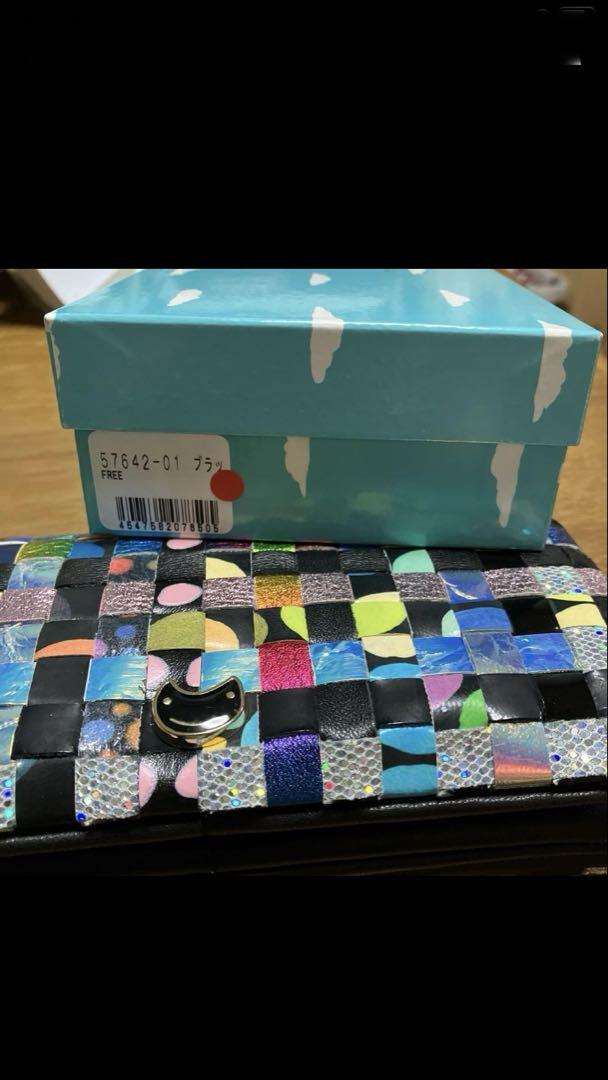新品未使用♡ ツモリチサト多色編み込みデザイン 長財布