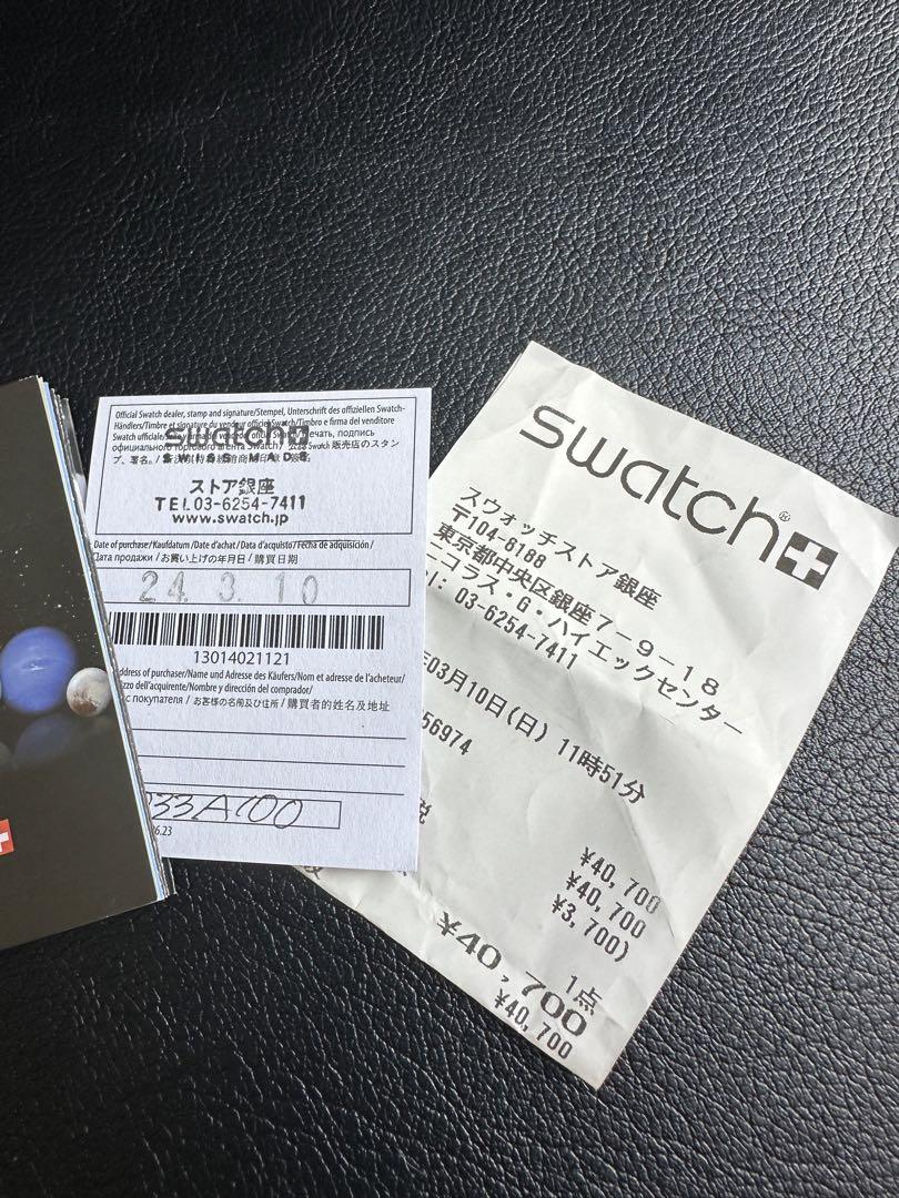 極美品　OMEGA x Swatch Moonswatch\"Mercury\"