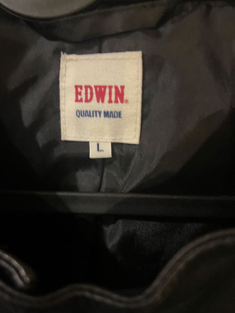 EDWIN 合皮レザージャケット mdprevattcaulkingandwaterproofing.com