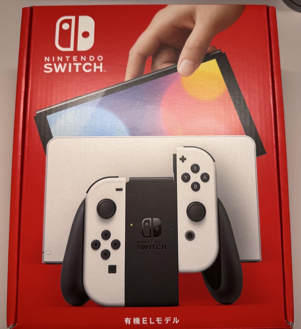 Nintendo Switch ホワイト/ブラック 本体 ケース付き Nintendo Switch本体 ブラック/ホワイト有機EL ケース付き