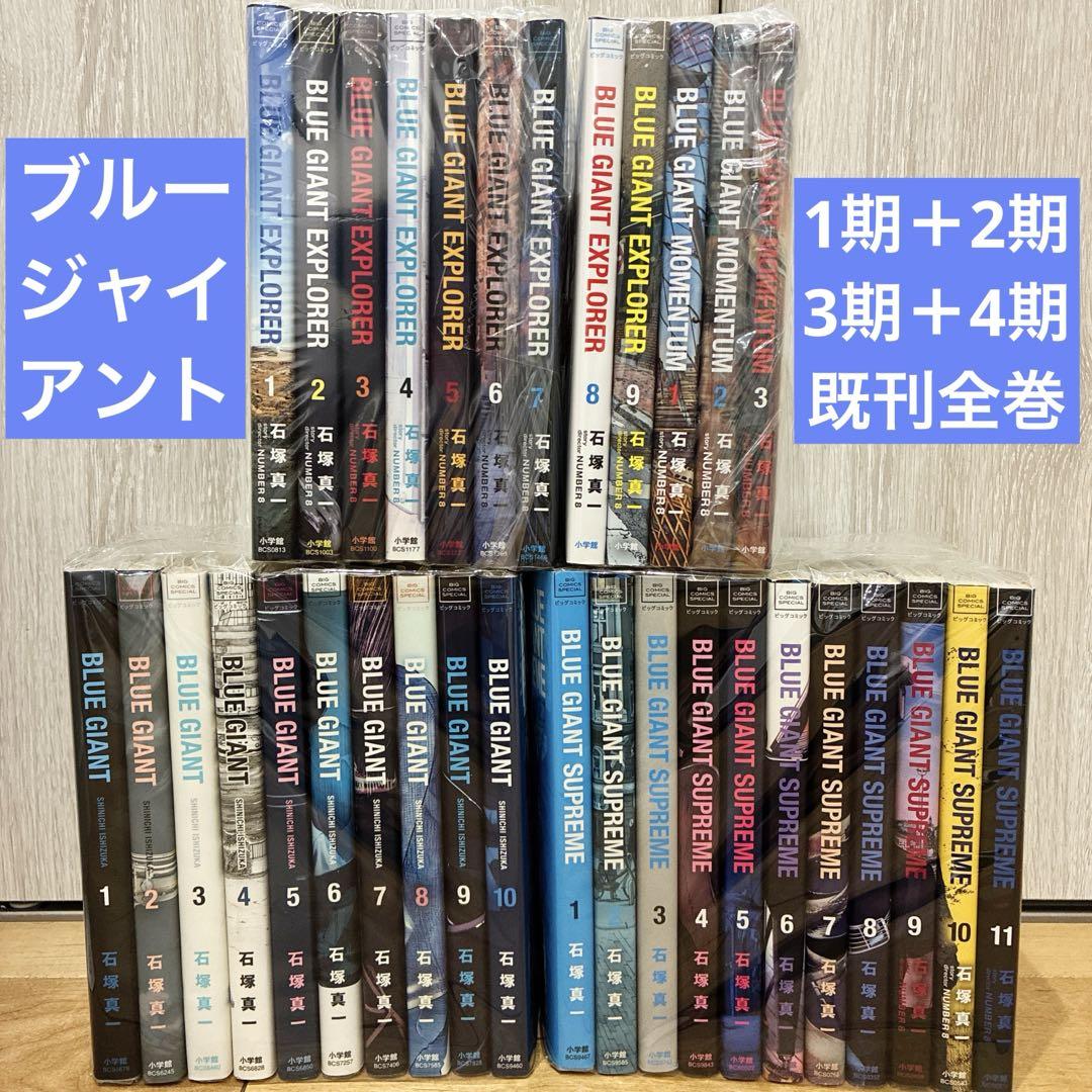 ブルージャイアント　1期＋2期＋3期＋4期　全33巻セット　マンガ　匿名配送