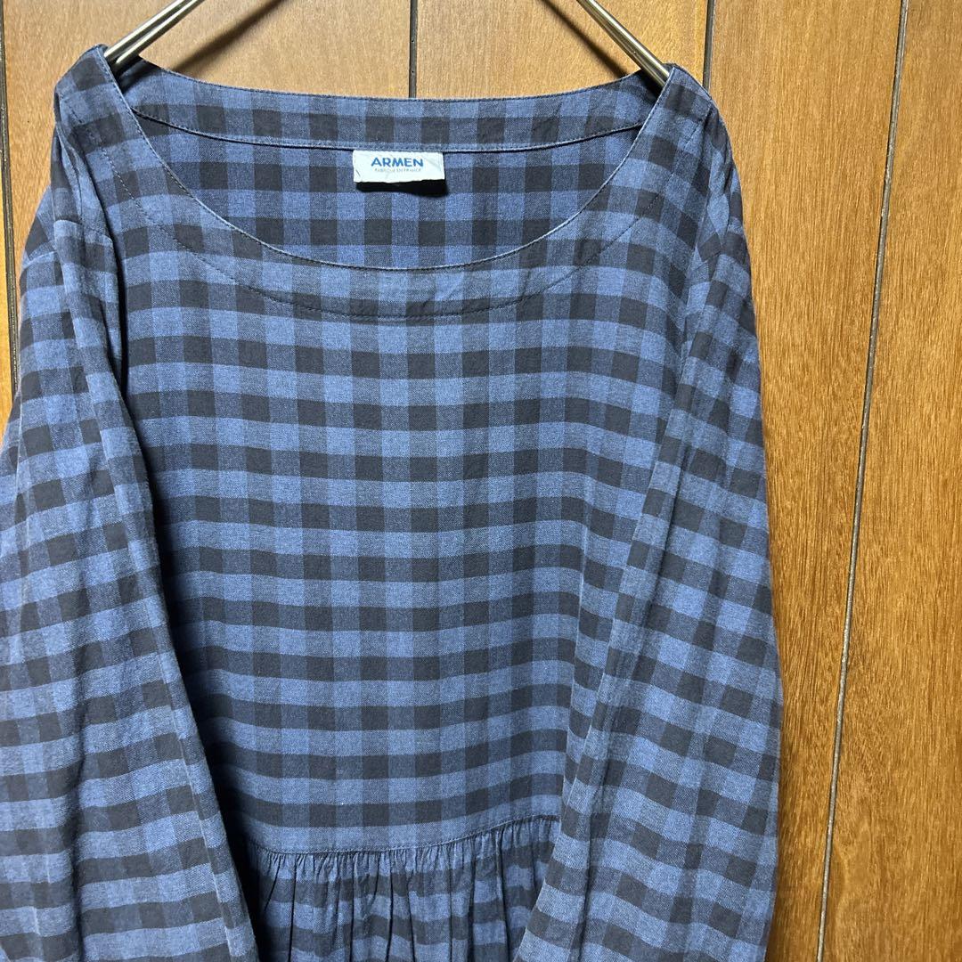 アーメンARMEN ボートネックワンピース
