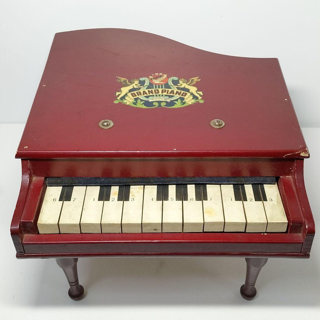 当時物 木製 brand piano グランド ピアノ レトロ おもちゃ 現状品