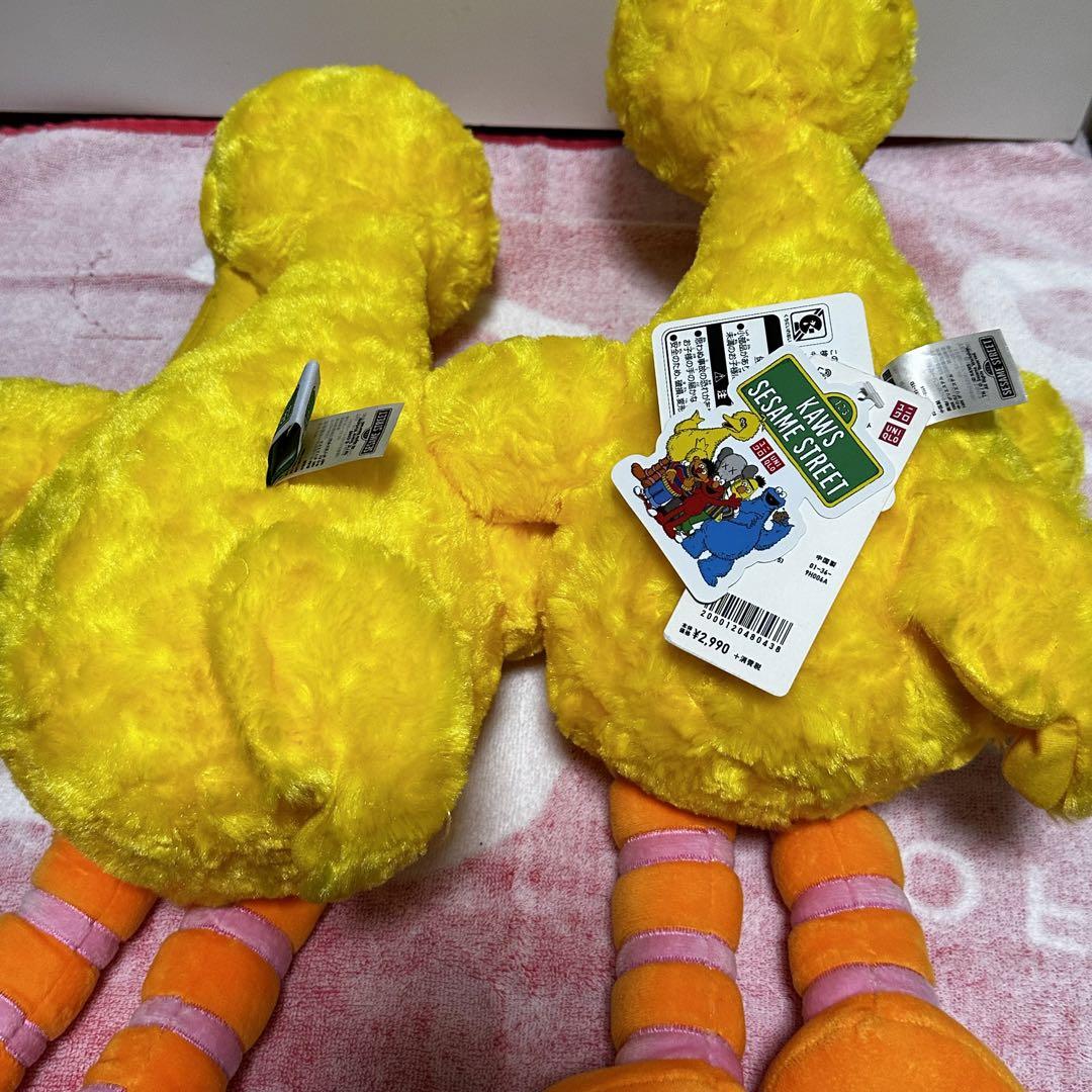 セサミストリート ユニクロ　UNIQLO✖️KAWS コラボぬいぐるみ5点タグ付き セサミストリート ユニクロ UNIQLO✖️KAWS コラボぬいぐるみ5点