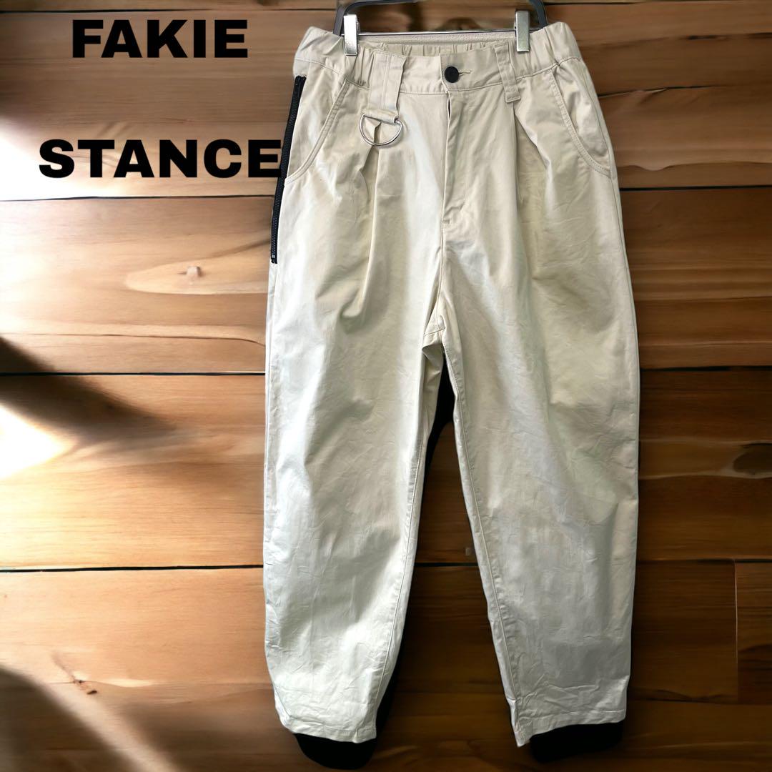 FAKIE STANCE フェイキースタンス コットンワイドパンツ L