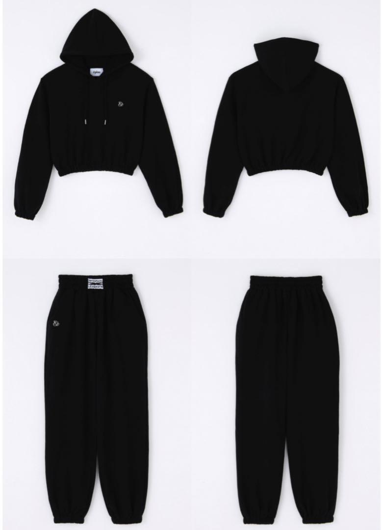 LE SSELAFIM × epine セットアップ エピヌ ルセラフィム 黒 【即出荷