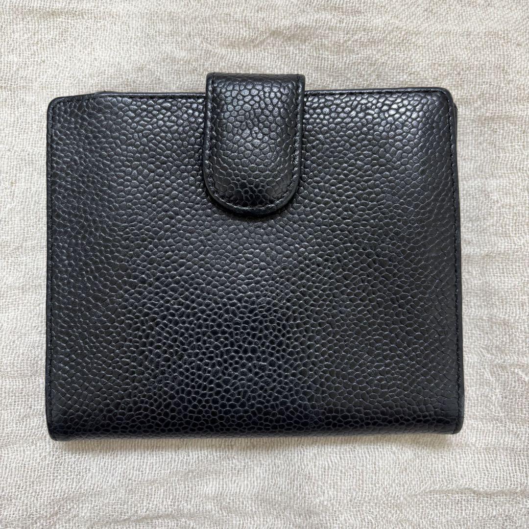CHANEL シャネル 財布　キャピアスキン　コンパクト 美品