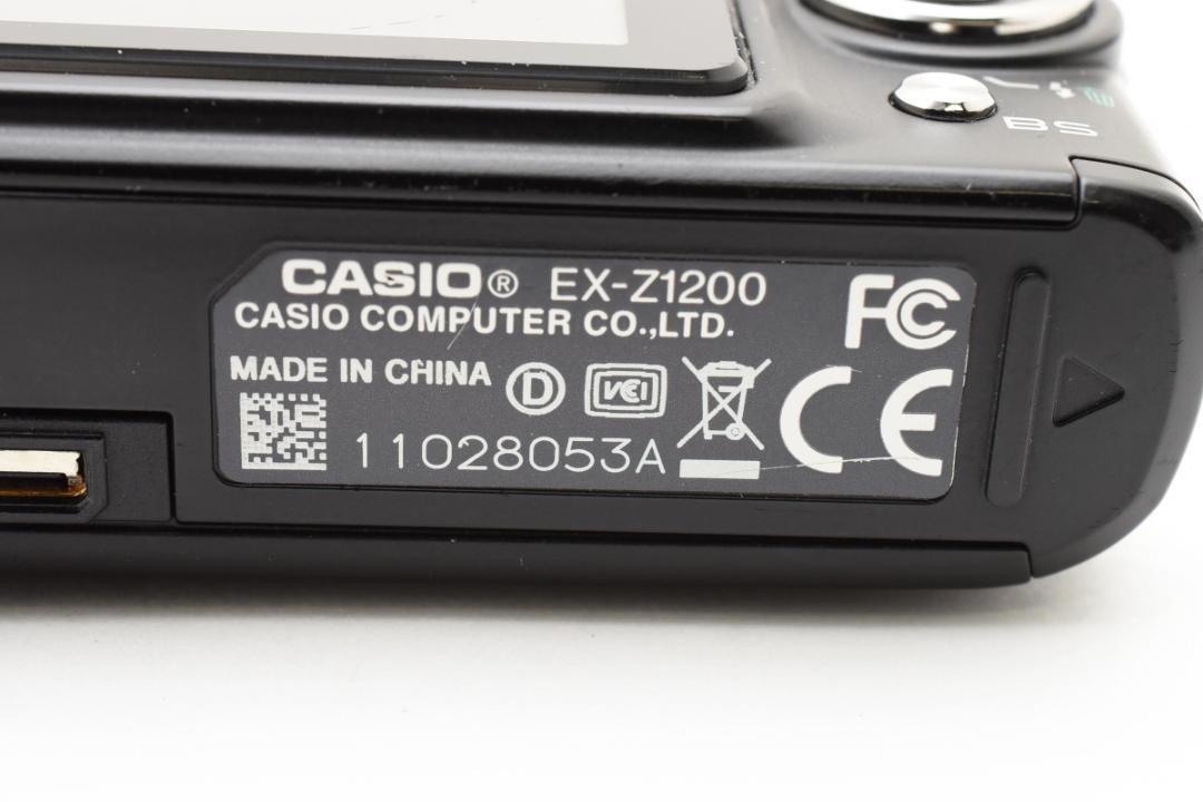 ✨箱付美品✨CASIO EX-1200 デジタルカメラ EXILIM ブラック