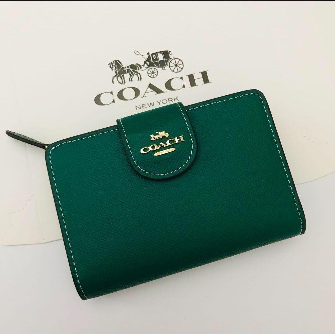 COACH レディース用折りたたみ財布 コーチ新品財布