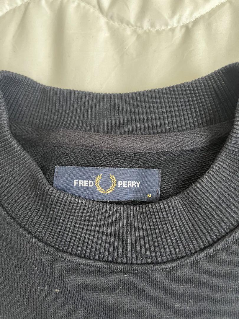 FRED PERRY ネイビー トレーナー Mサイズ