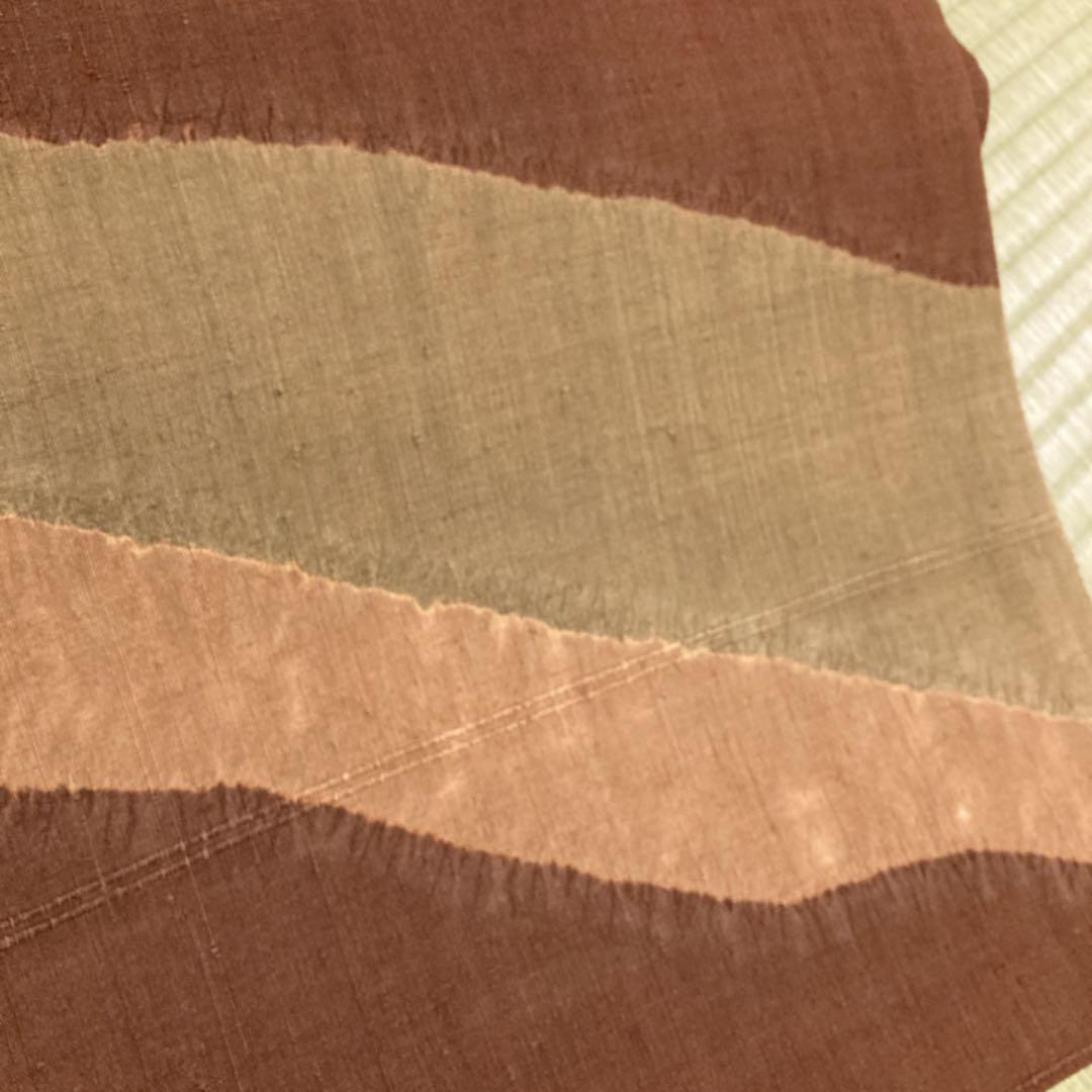 激安単価で 正絹 紬 袋帯 茶 カーキ色 汕頭刺繍 蘇州刺繍 mMWVu-m98105851330 新品限定SALE