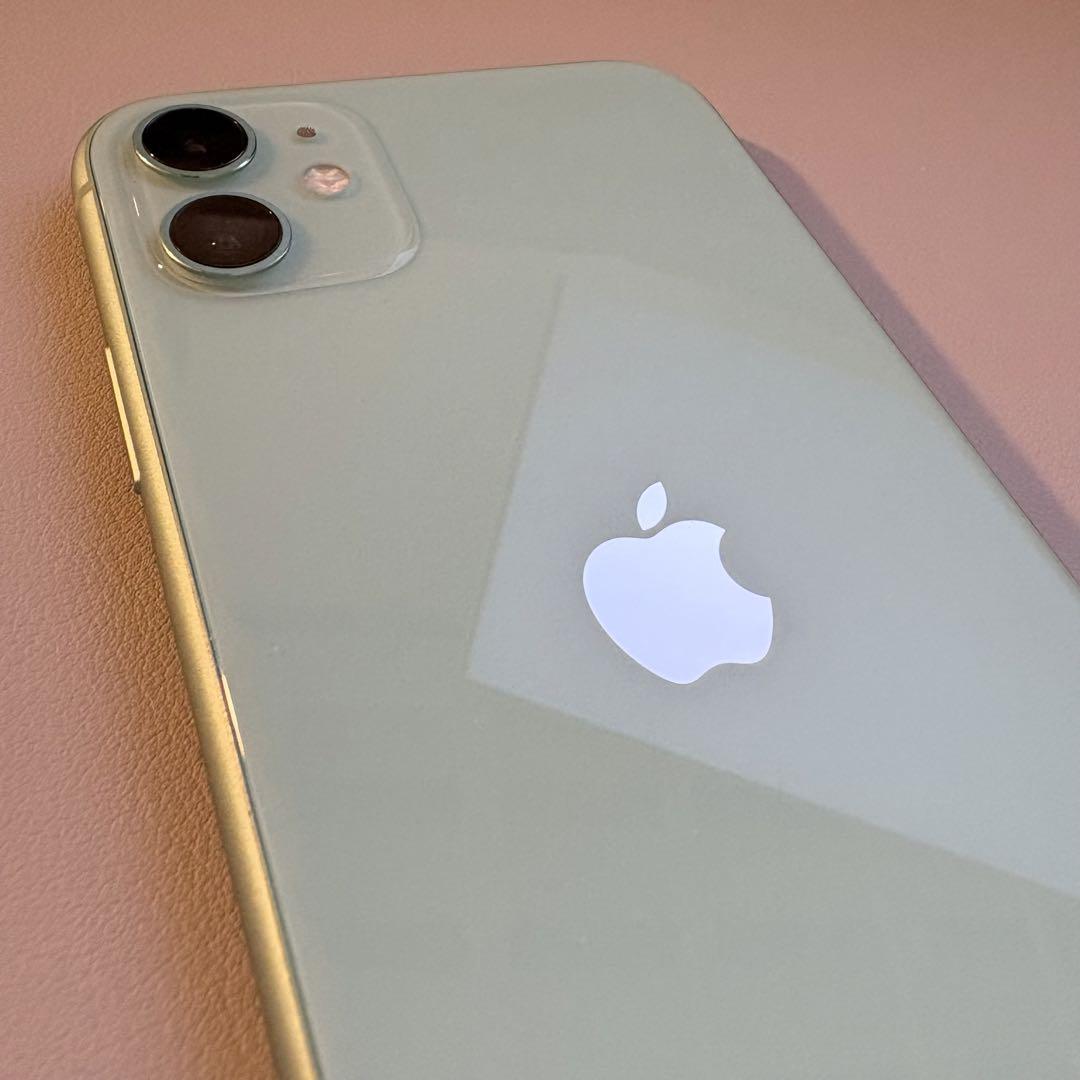 Apple iPhone 11 ミントグリーン 64GB ガラスフィルム付