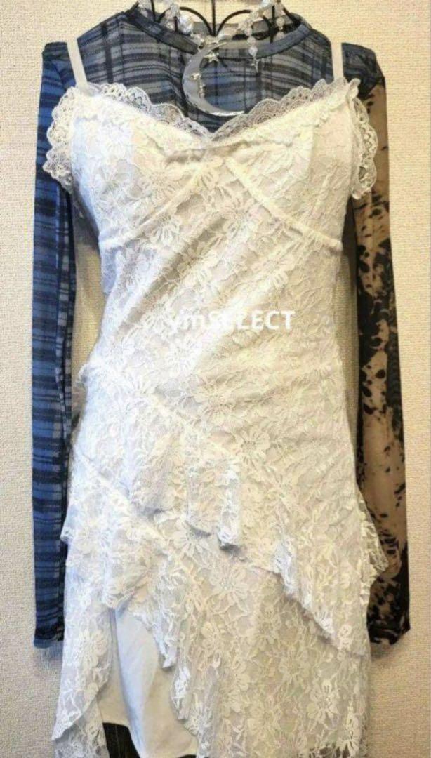 ♡新品✨y2k フェアリーグランジ レースワンピース - メルカリ