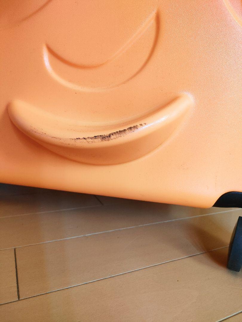 子供　乗れるキャリーケース キッズトラベル Mサイズ オレンジ
