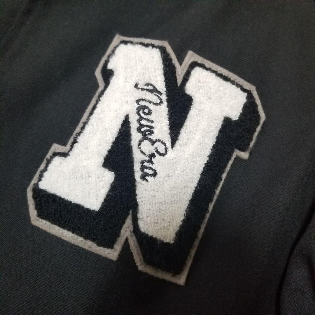 ニューエラ ウール100コーチジャケット 中綿キルティング 黒 上質素材 ニューエラ ウール100コーチジャケット 中綿キルティング 黒 上質素材