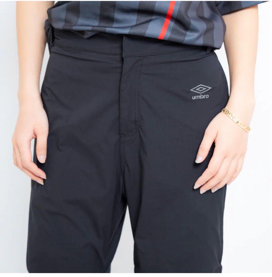 UMBRO アトモスピンク ナイロンギャザー Jacket Pants 黒 M