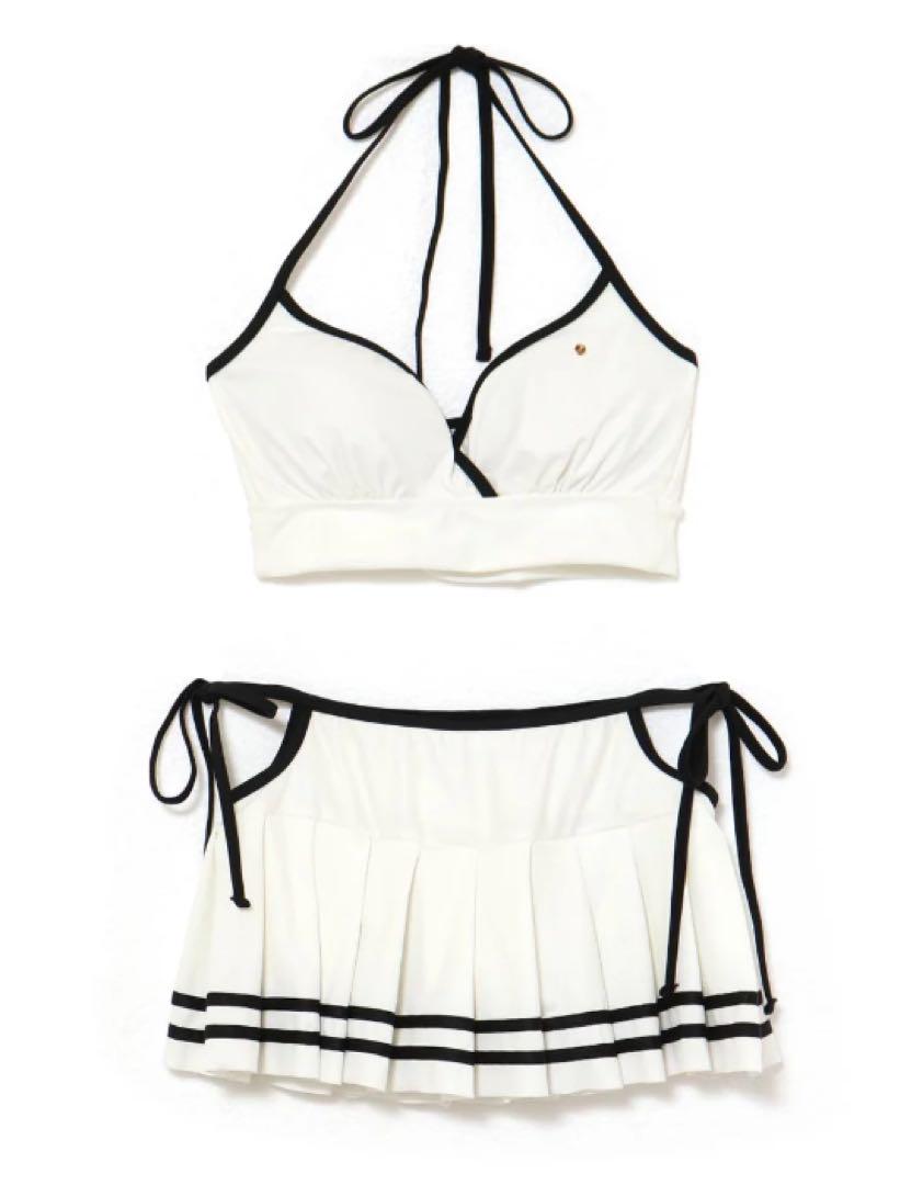 andmary Coco pleats swimwear ホワイト 新品未使用 - メルカリ