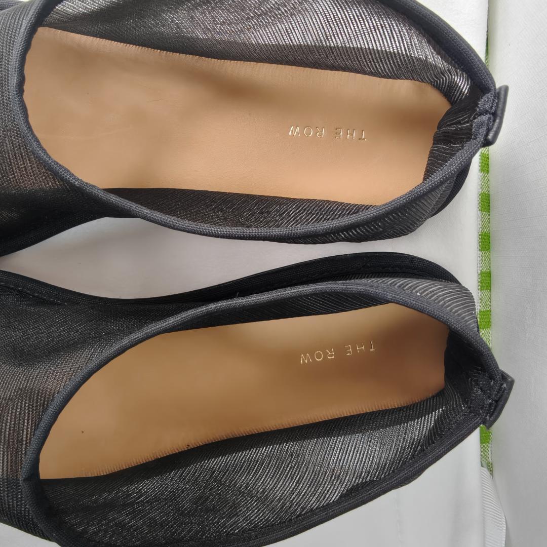 【美品】THE ROW Sock Flats メッシュ 37