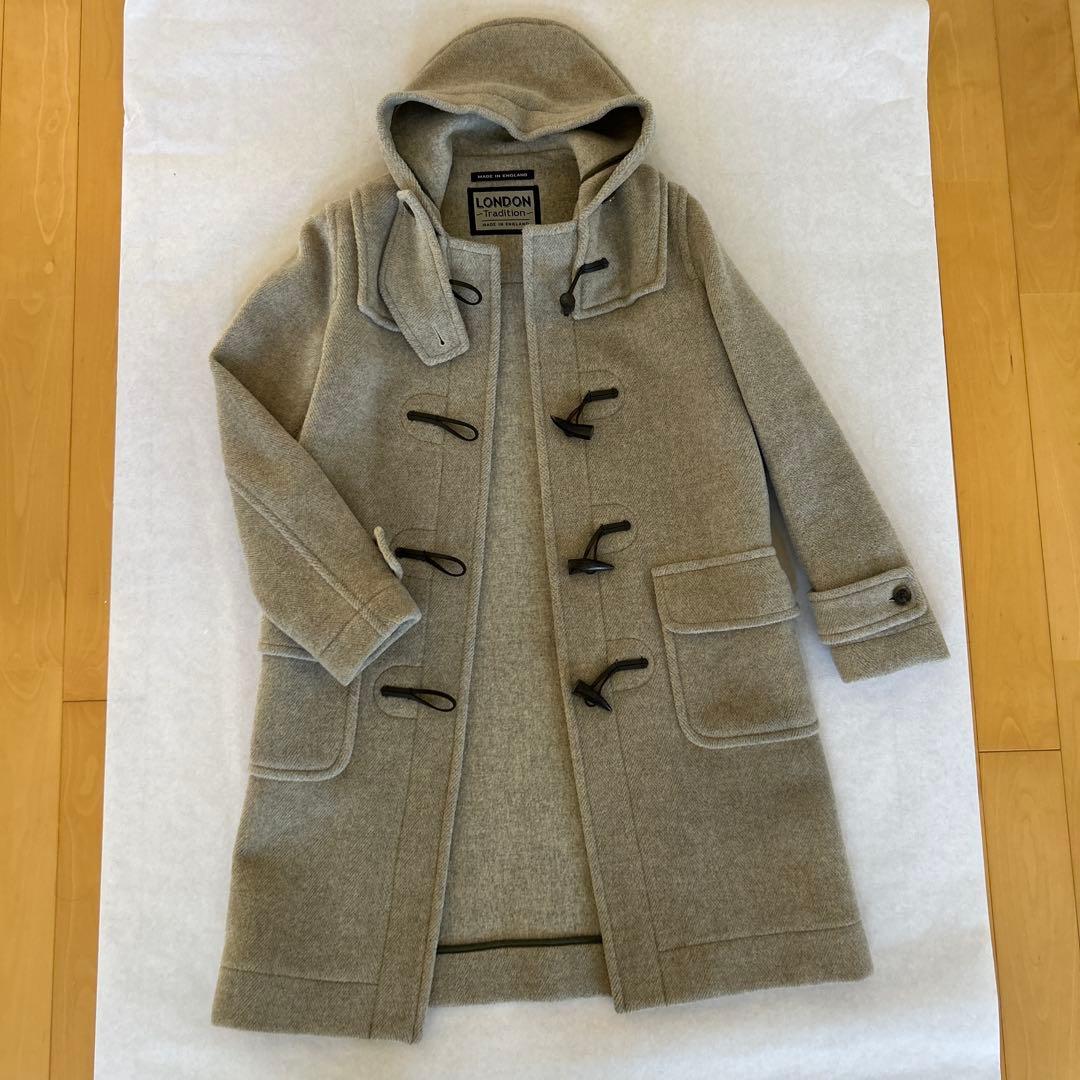 LONDON Tradition ダッフルコート Mサイズ グレージュM LONDON TRADITION