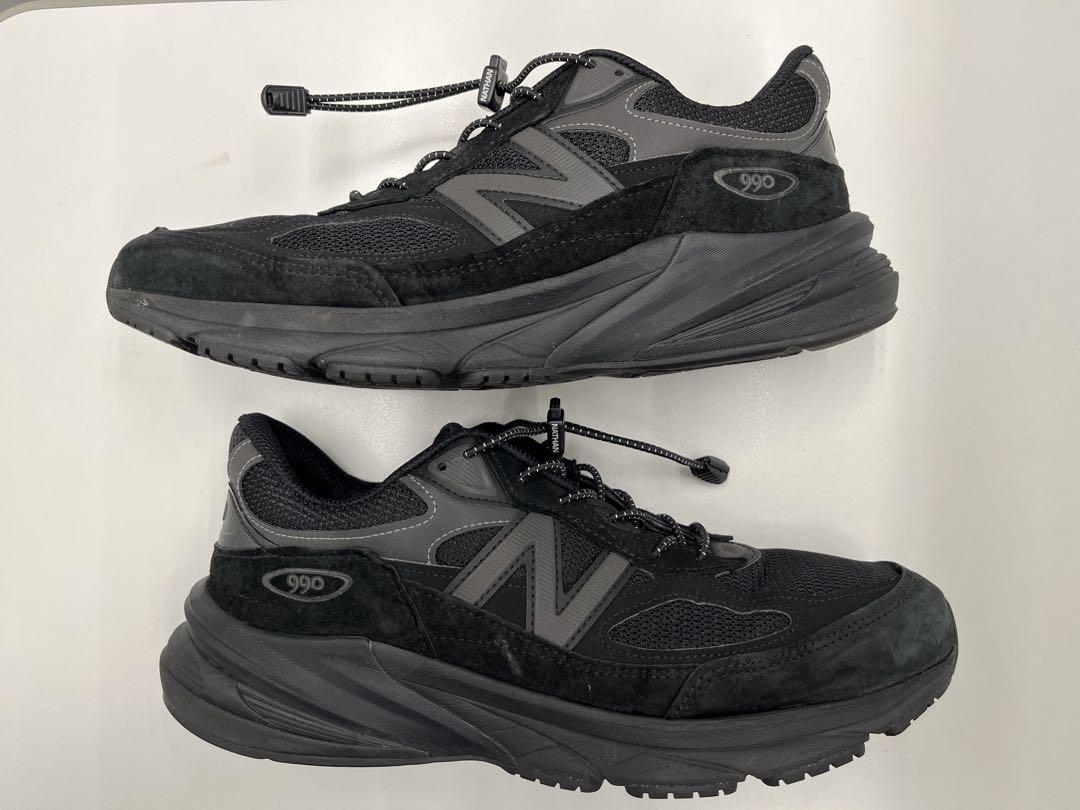 靴 New Balance 990V6 \"Triple Black\" 29cm