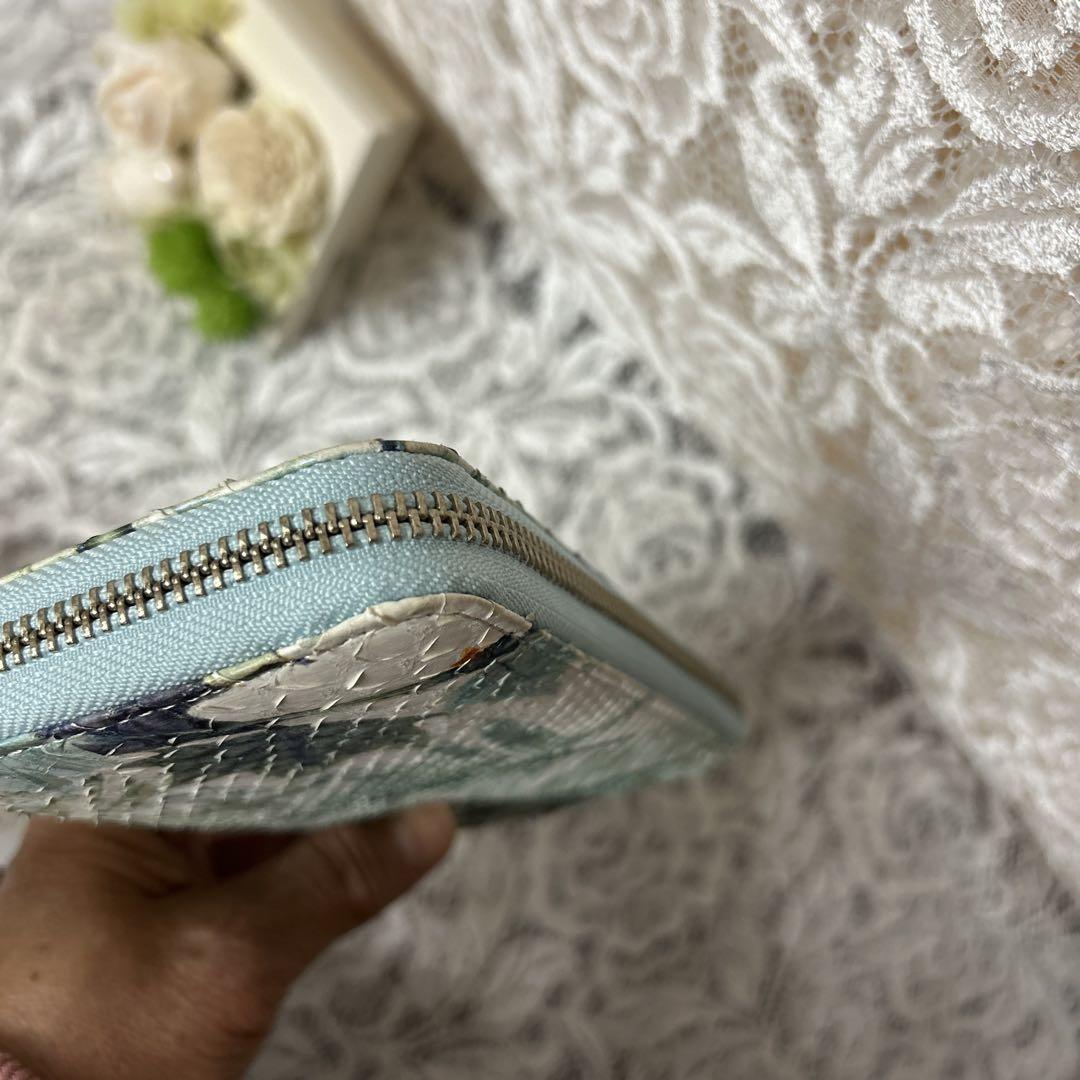 Haru様 専用ページ 美品 JRA パイソン 葉っぱプリント 長財布
