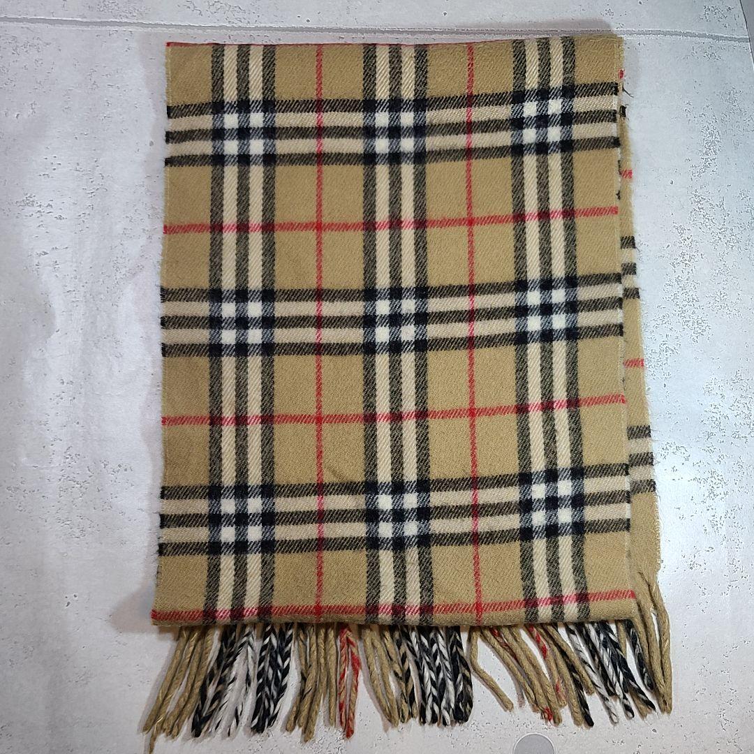 美品◎Burberry's マフラー ラムウール100% ノバチェック 英国製 BURBERRYS】ノバチェック マフラー ラムウール100% イングランド