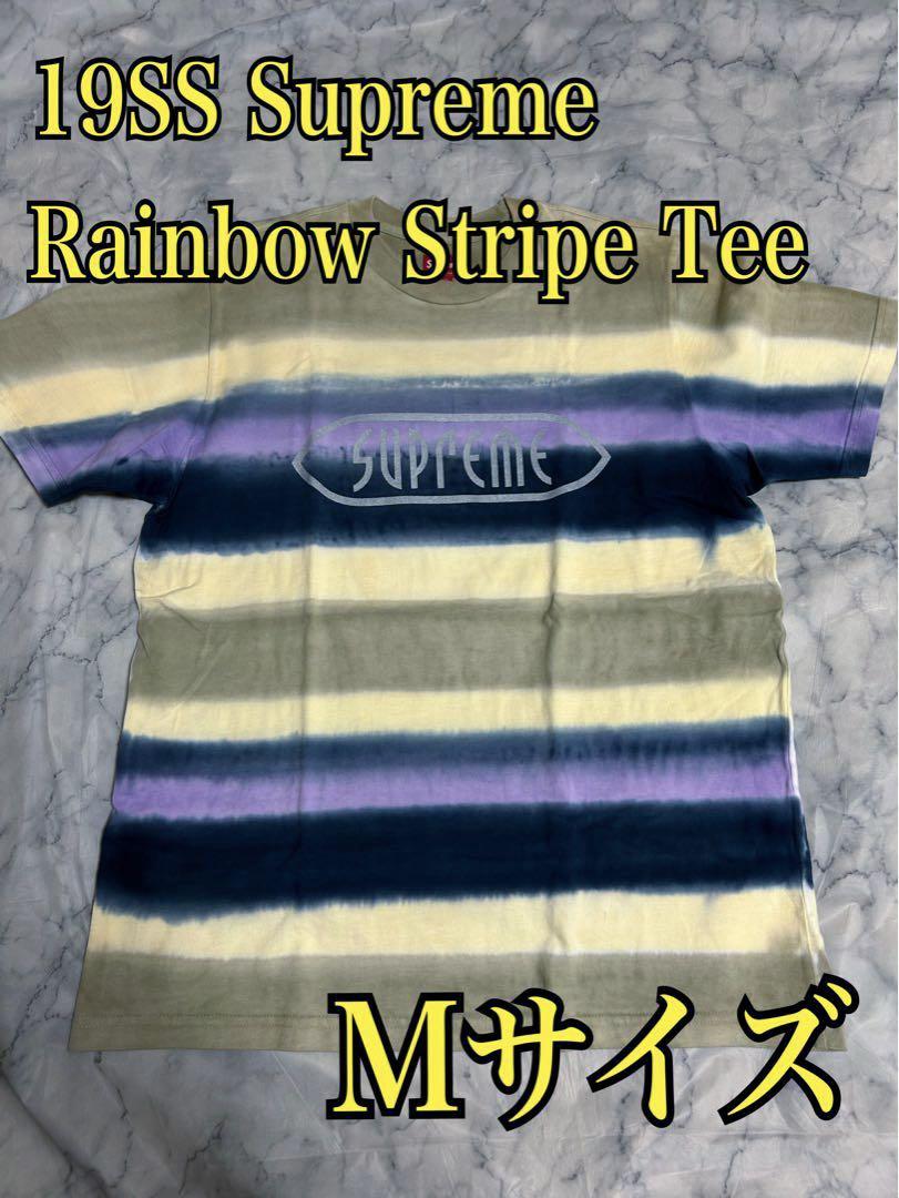 【美品】Supreme Rainbow Stripe Tee / Mサイズ