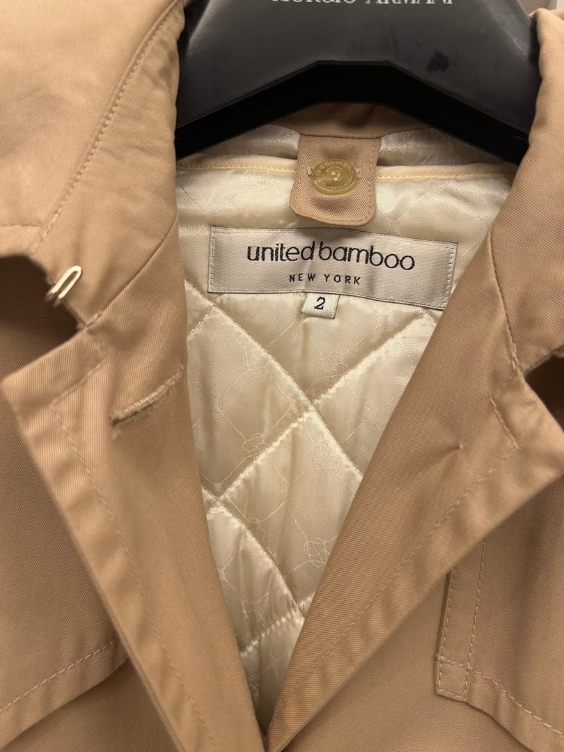 ユナイテッドバンブー　トレンチコート　ライナー付き