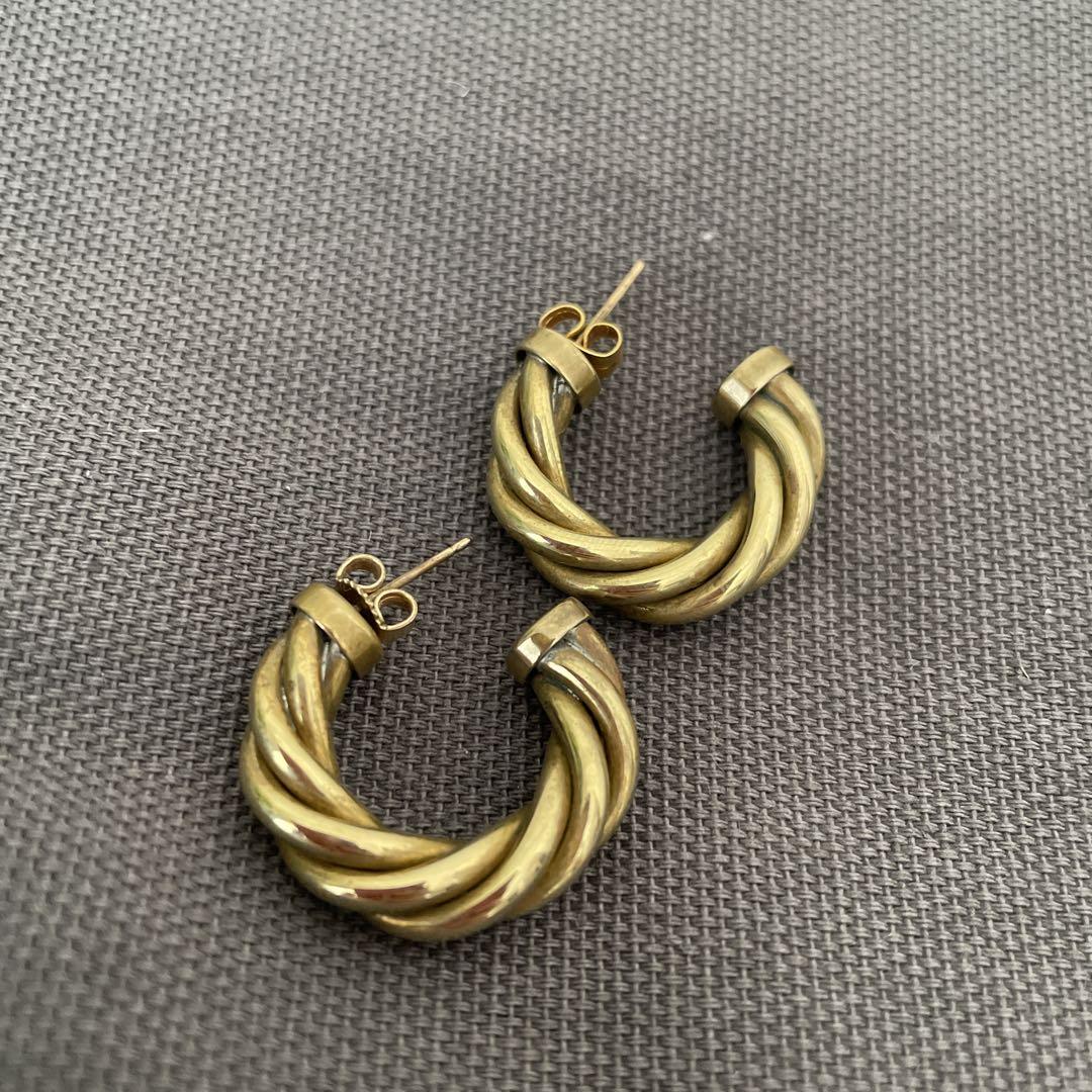 【ローラロンバルディ】ピアス SPIRA HOOPS ゴールド ローラロンバルディ】ピアス SPIRA フープピアス ゴールド
