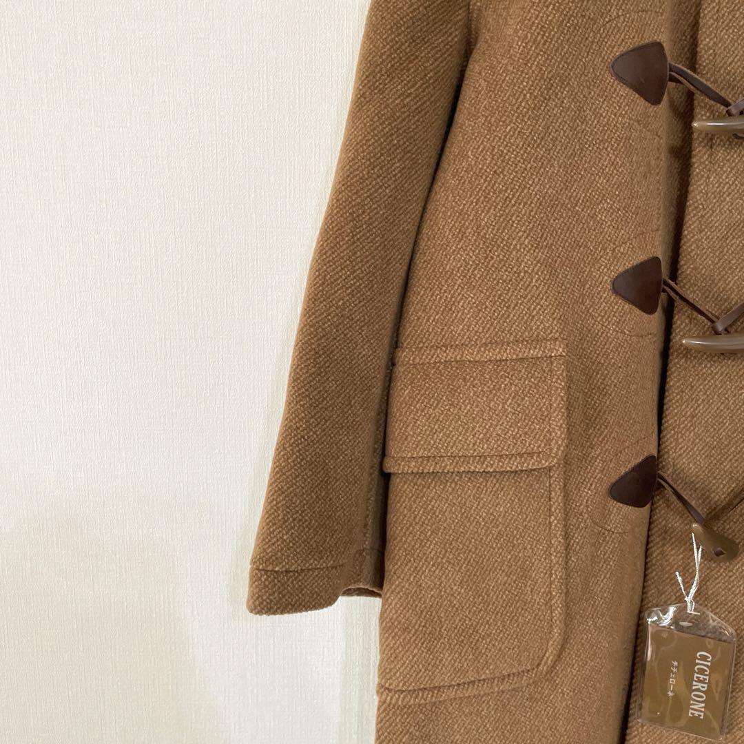 新品　チチェローネ　ウール　ダッフルコート　ロング丈　ブラウン　レディース　M