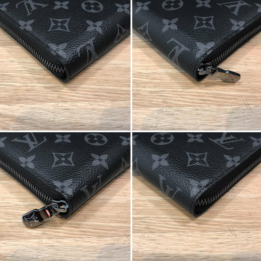 超美品 ルイヴィトン 現行 エクリプス ジッピーオーガナイザーNM 長財布 黒