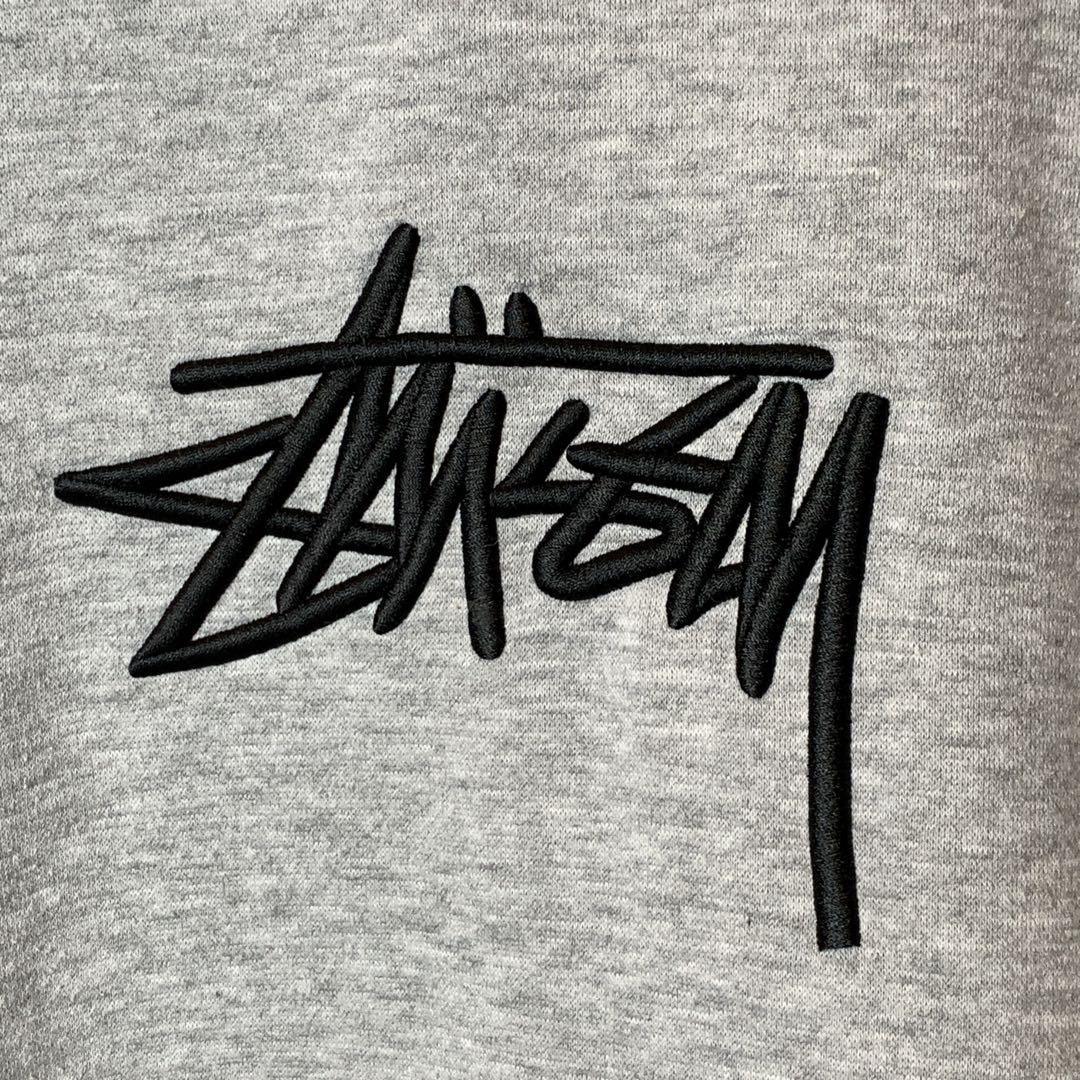 Stussyスウェット パーカー グレー L メキシコ製 古着 Stussyスウェット パーカー グレー L メキシコ製 古着
