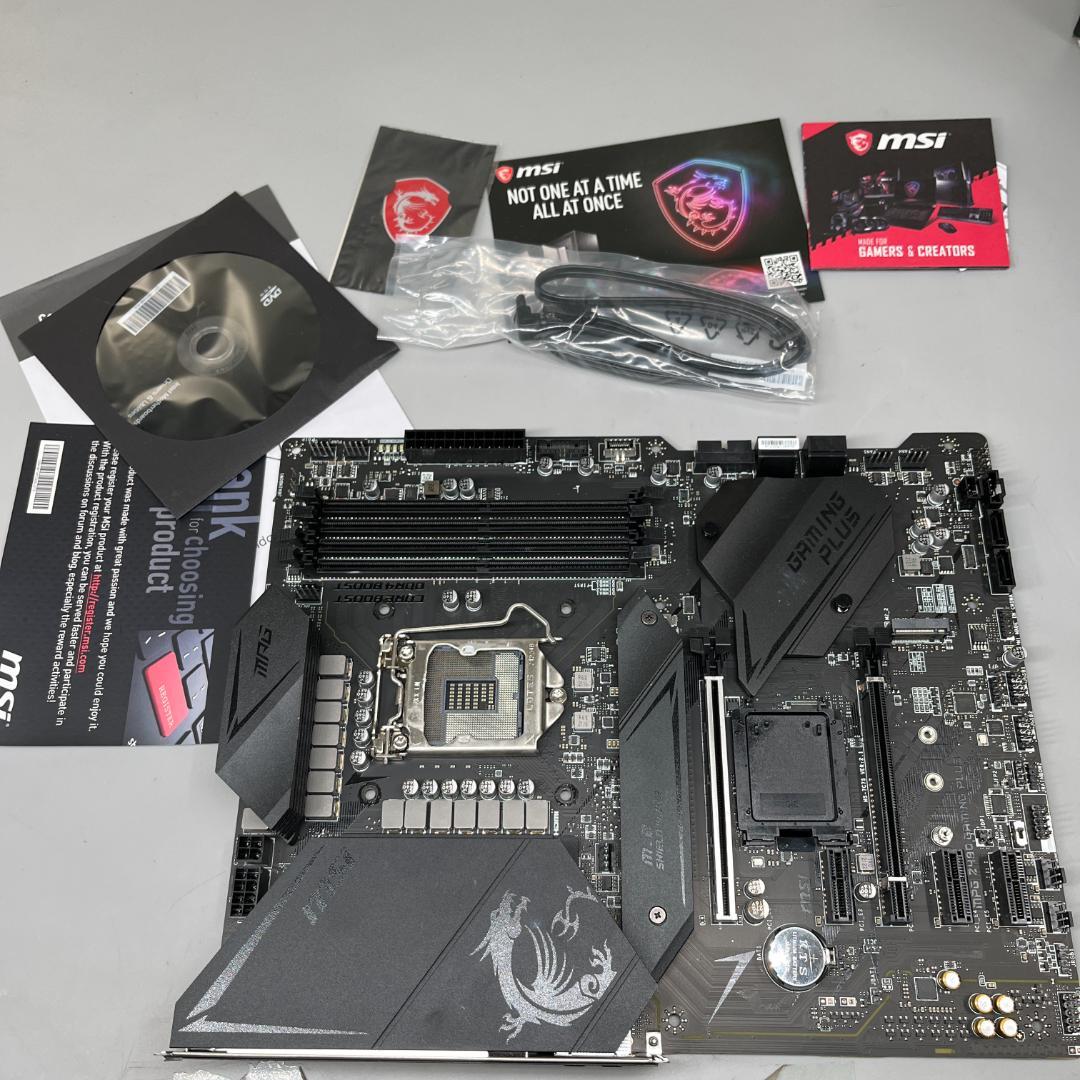 【美品】MSI MPG Z490 GAMING PLUS マザーボード インテル